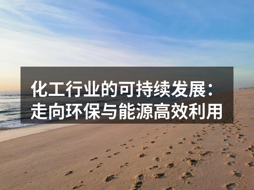 化工行业的可持续发展：走向环保与能源高效利用